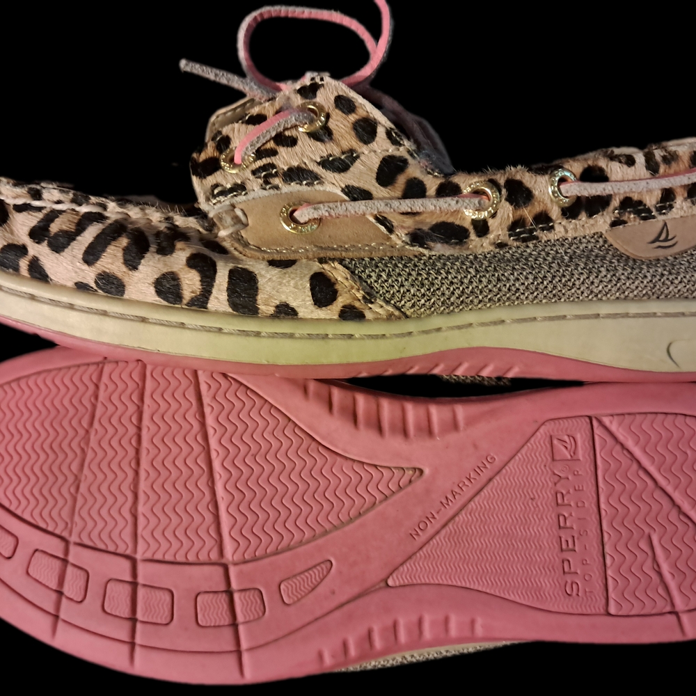 Sperry Leopard Print Women's Shoes - Picture 2 of 4
